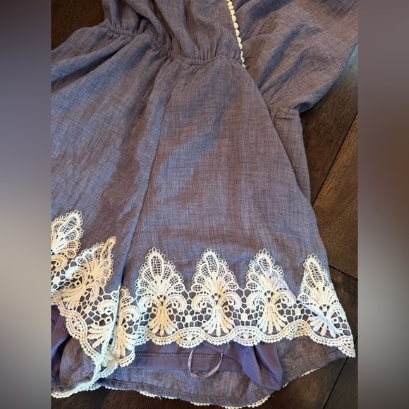 NWT Lace Open Back Haltered Romper - Picture 3 of 6